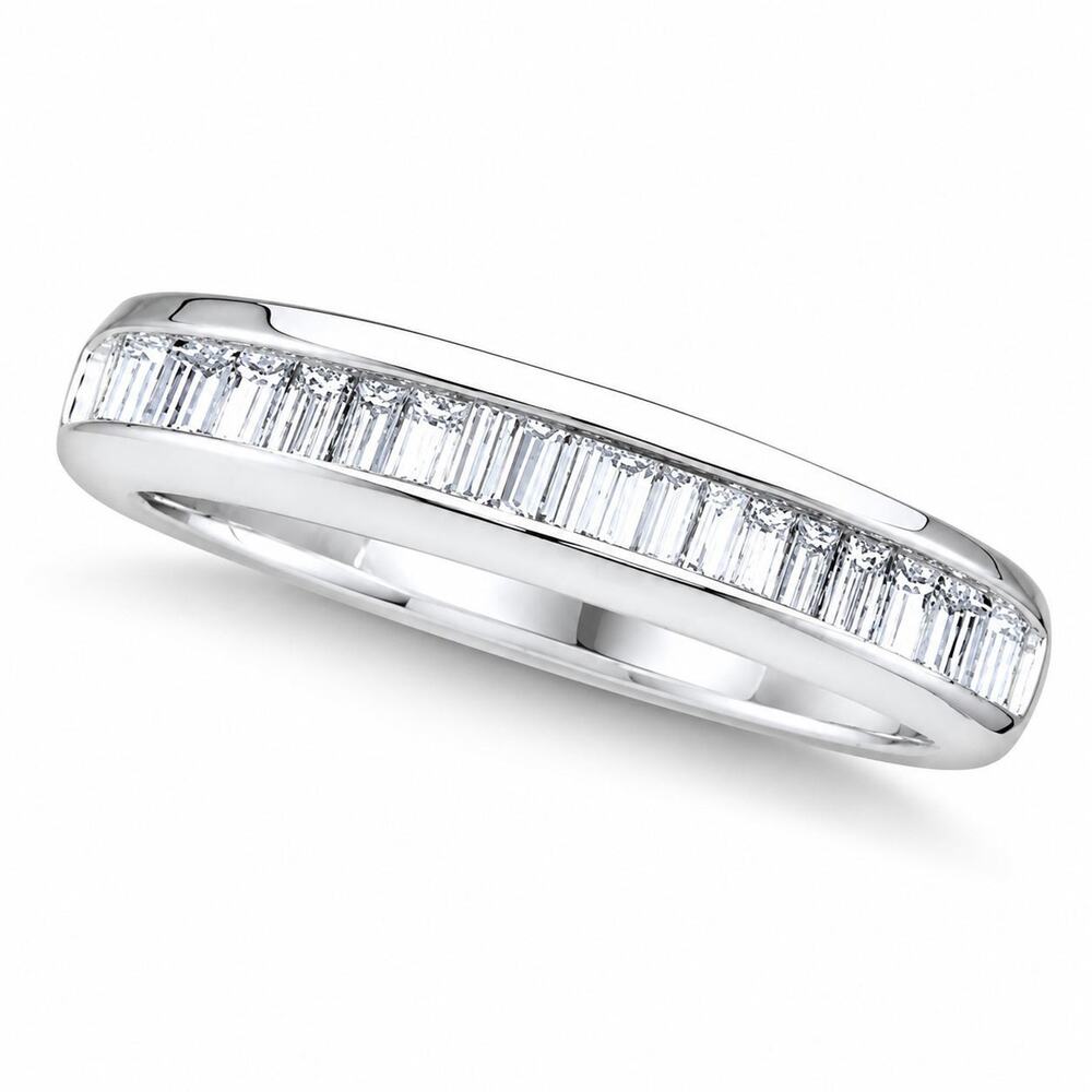 Womens 1/2Cttw. Diamond Wedding Band Sterling Silver Ring Size 7
